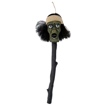 Halloween Zepter Voodoo Kopf 52cm