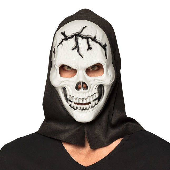 Halloween Maske Totenkopfmütze
