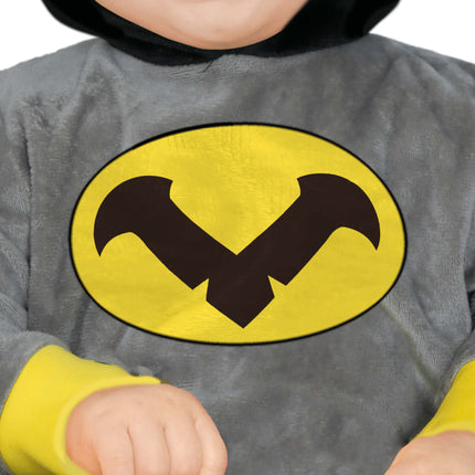 Batman Anzug Grau Baby