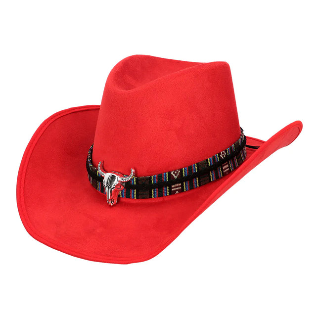 Roter Cowboyhut Luxe