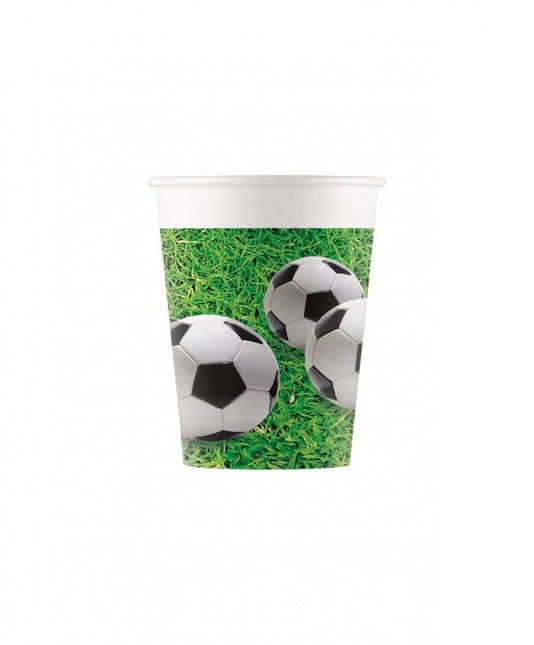 Becher Fußball 200ml 8Stk