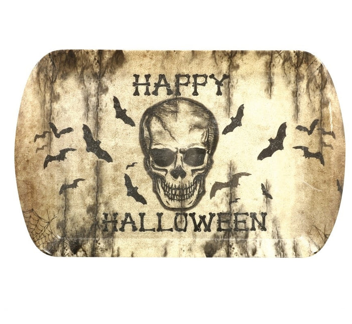 Halloween Totenkopf Tablett 39cm