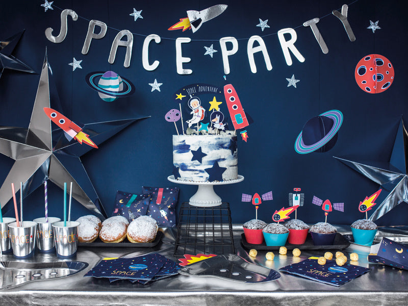 Space Party Teller 29,5 cm 6 Stk.