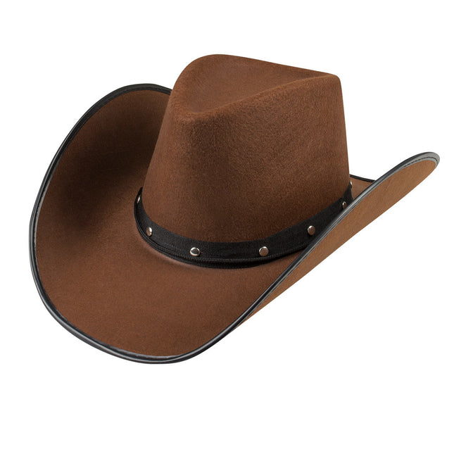 Cowboyhut Braun 45cm