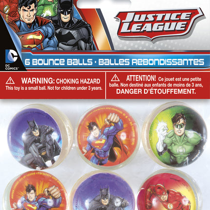 Justice League Bouncing Balls 3cm 6 Stk.