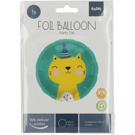 Heliumballon Katze leer 45cm