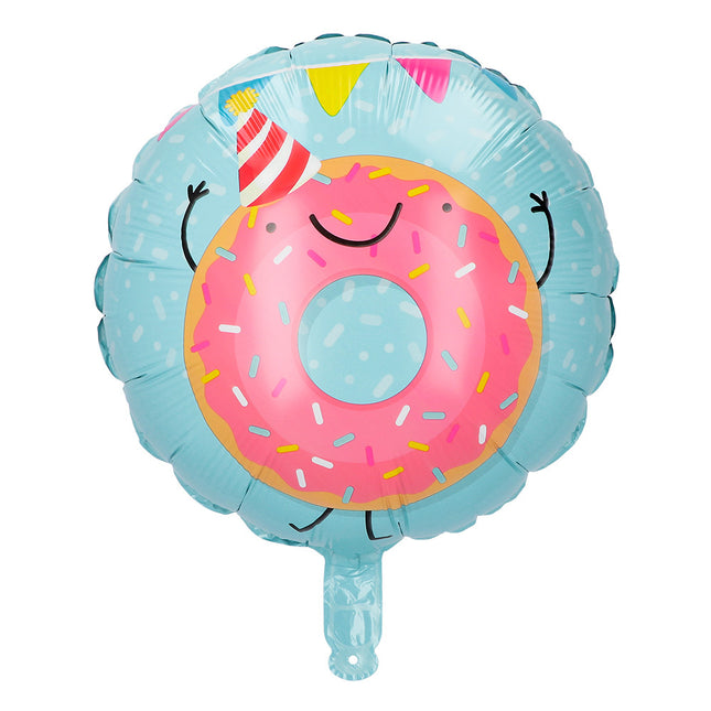 Helium Ballon Donut Doppelseitig 45cm