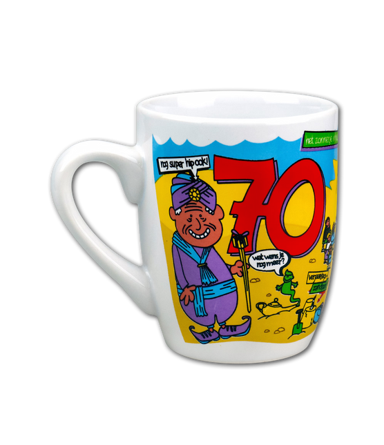 Becher 70 Jahre 12cm