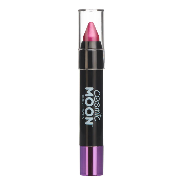 Cosmic Moon Metallic Body Crayons Pink 3.2g