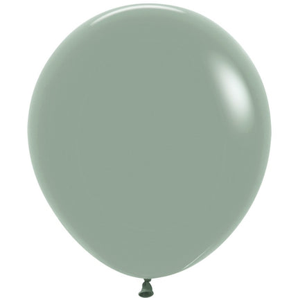 Ballons Pastell Dämmerung Lorbeer Grün 45cm 25Stk