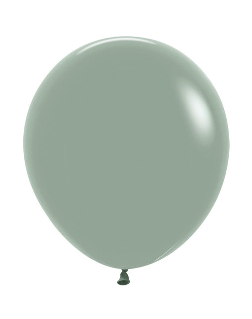 Ballons Pastell Dämmerung Lorbeer Grün 45cm 25Stk