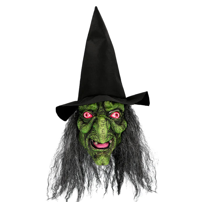 Halloween Maske Schwarze Hexe