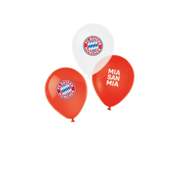 Bunte Fc Bayern MŸnchen Luftballons 27,5cm 6Stk.