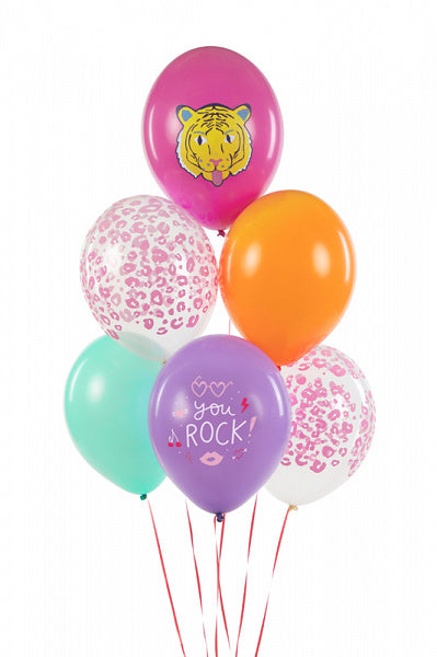 Ballons You Rock Mix 30cm 6 Stk.