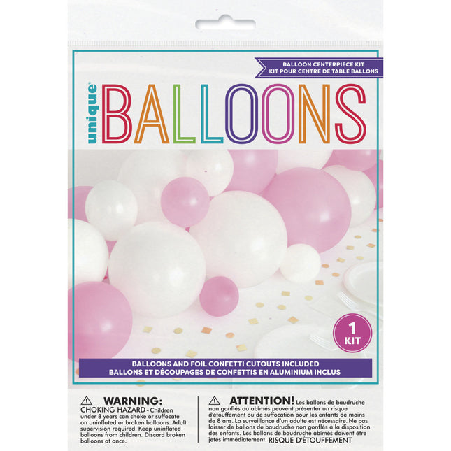 Ballongirlande Dekoration Set Rosa