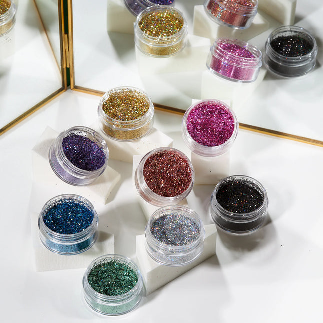 Moon Glitter Holographic Glitter Shakers Silber 5g