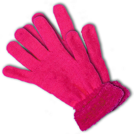 Handschuhe Neon Pink