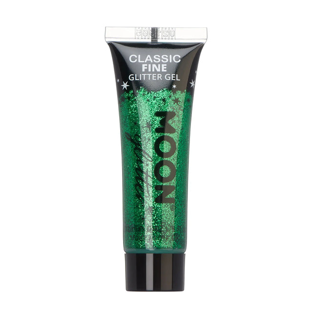 Moon Glitter Classic Fine Glitter Gel Grün 12ml