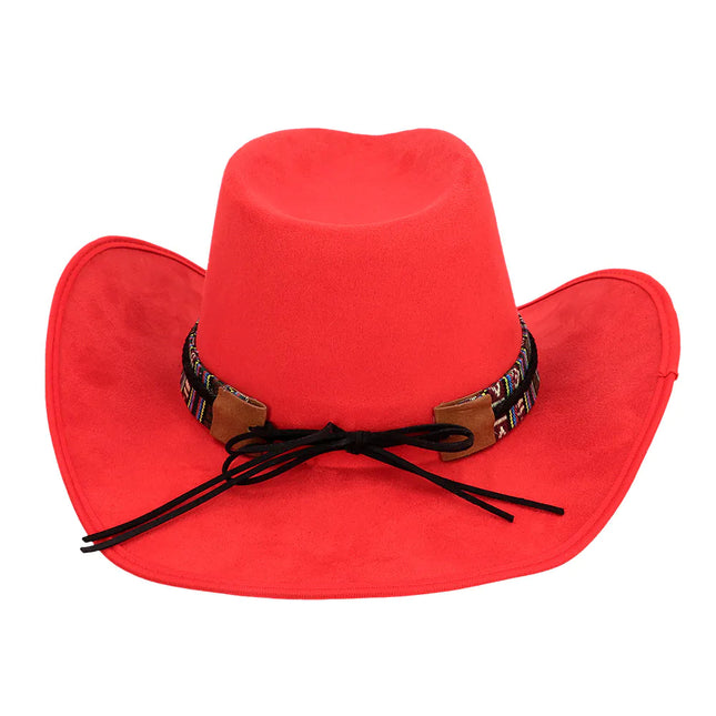 Roter Cowboyhut Luxe