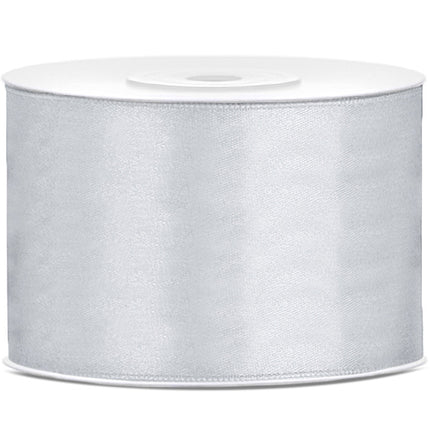 Satinband Silber 50mm 25m