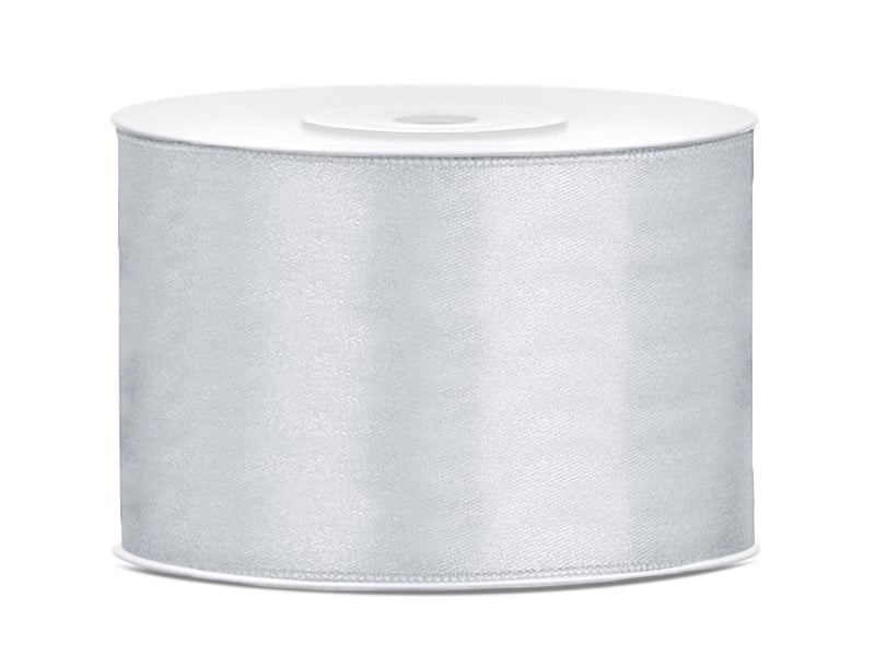 Satinband Silber 50mm 25m