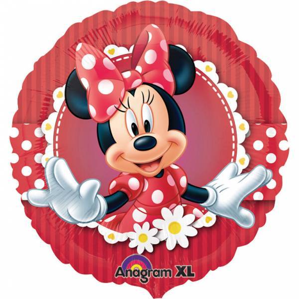 Minnie Mouse Helium Ballon Dots 45cm leer