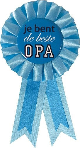 Die Rosette für den besten Opa