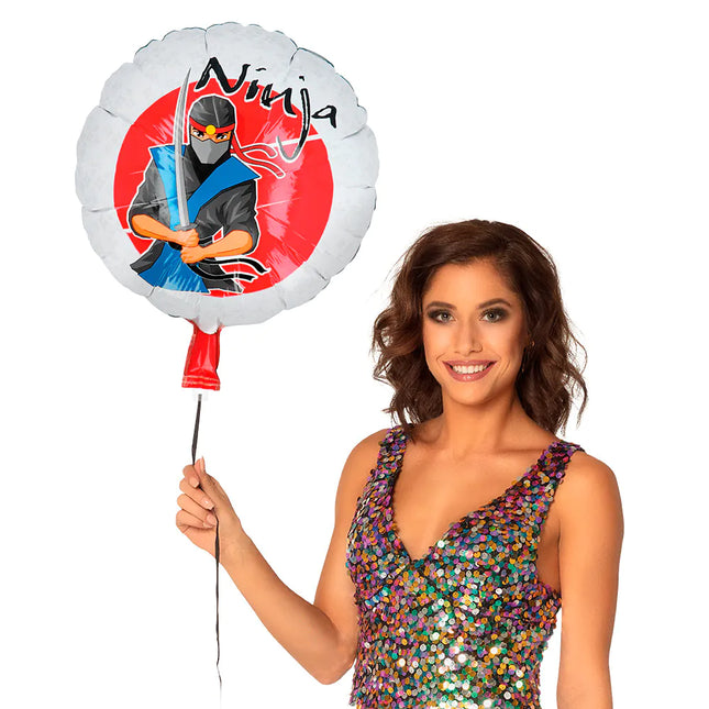 Ninja Helium Ballon leer 45cm