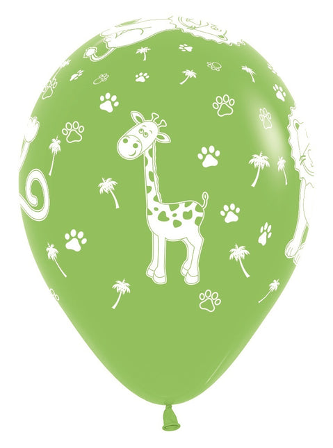 Ballons Dschungel Tiere Mode Mix 30cm 25Stk