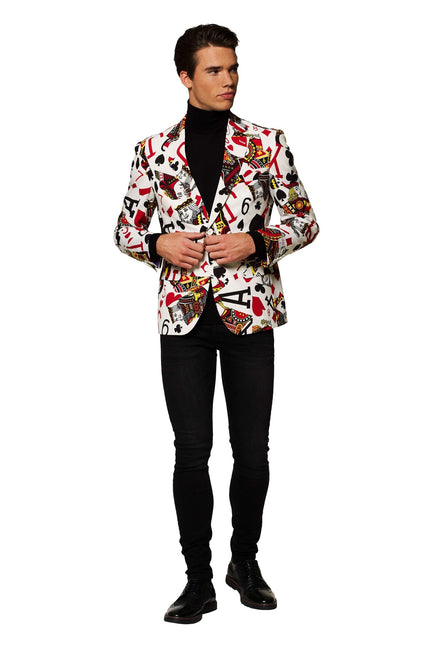 Casino Spielkarten Blazer Männer OppoSuits