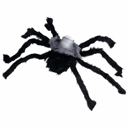 Schwarze Fake Spinne 60cm