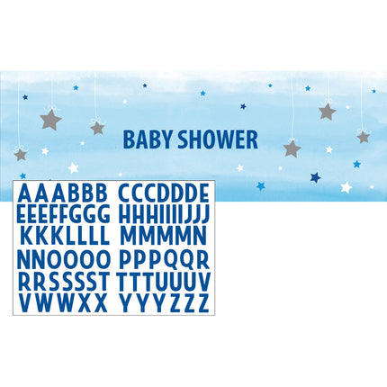 Blaue Banner Babyshower 1.52m