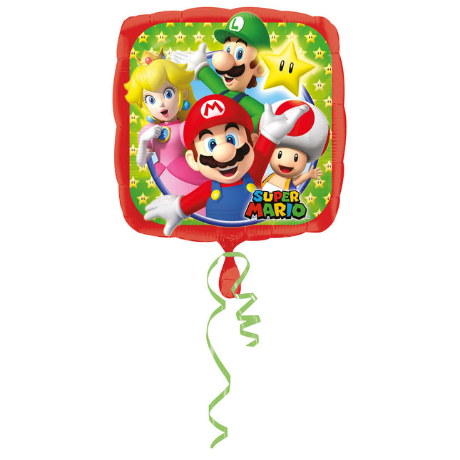 Super Mario Helium Ballon 43cm leer