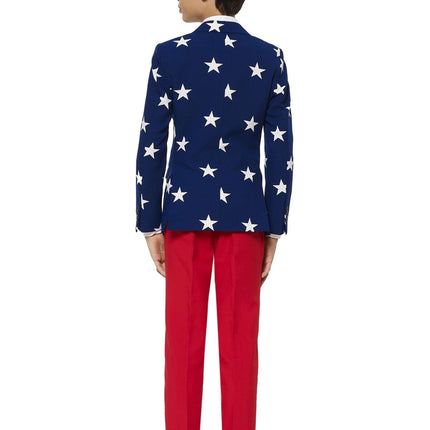 USA Stars Stripes Anzug Junge Teen <tc>OppoSuits</tc>