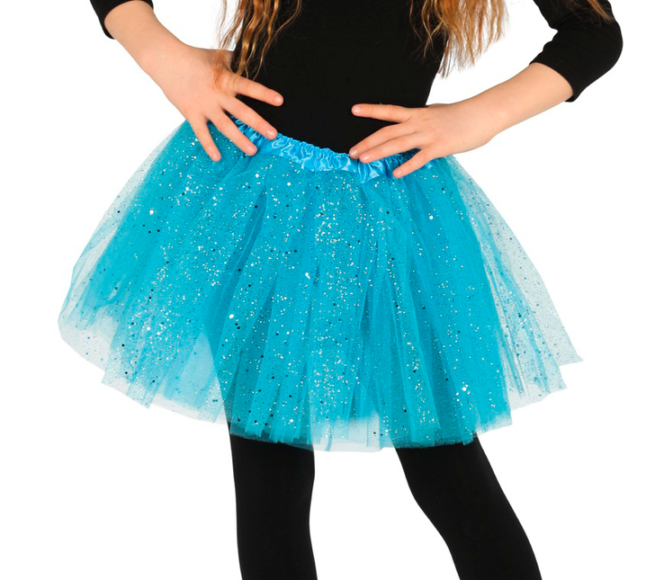 Blaues Tutu Kind 31cm