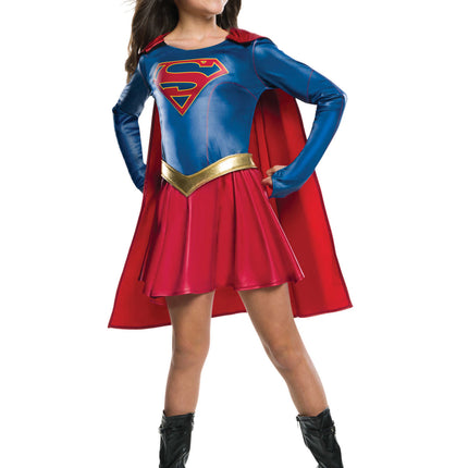 Supergirl Anzug Kinderkleid