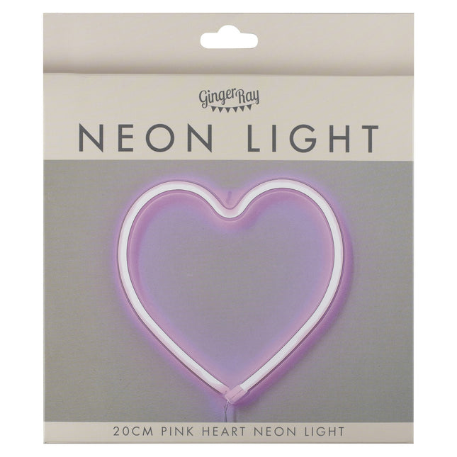 Herz Neon Lampe Rosa