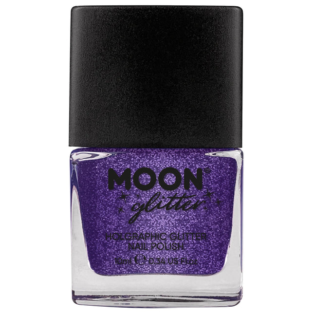 Moon Glitter Holographic Nagellack Lila 14ml