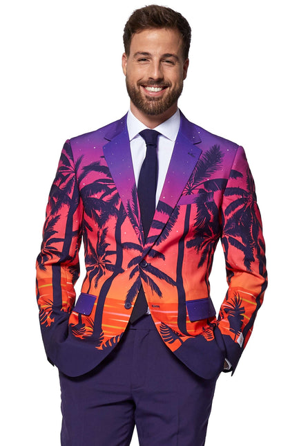 Hawaii Palmen Anzug Männer OppoSuits