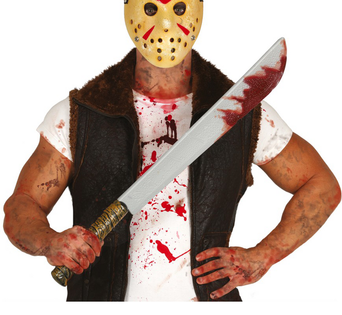 Halloween Blutige Machete 74cm