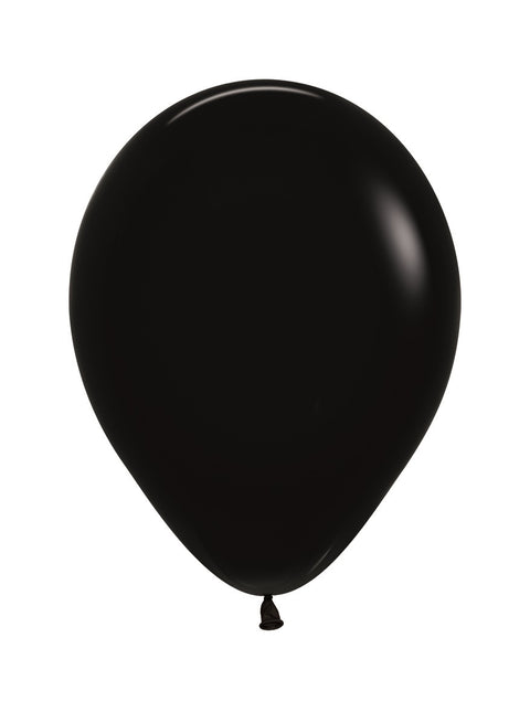 Ballons Schwarz 25cm 100Stk