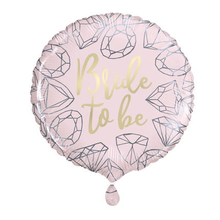 Helium Ballon Bride To Be 45cm leer