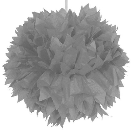 Pompon Silber 30cm