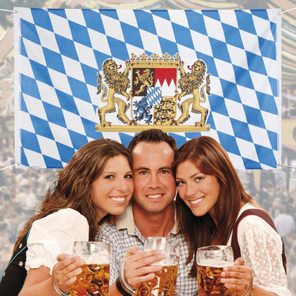 Oktoberfest Bayern Fahne 1,5m