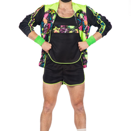 Aerobic Outfit 80S Männer