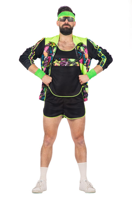 Aerobic Outfit 80S Männer