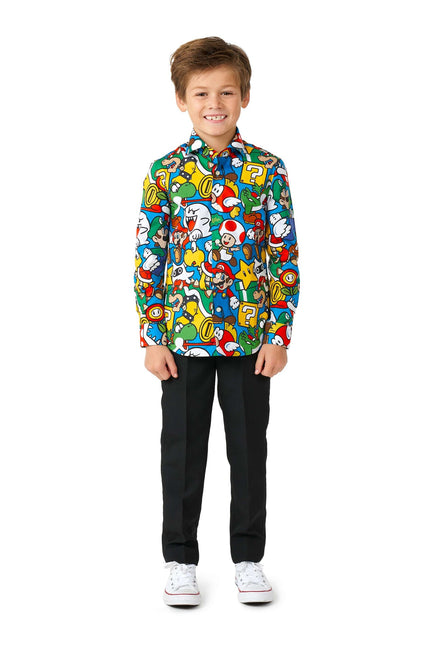 Super Mario Shirt Junge OppoSuits