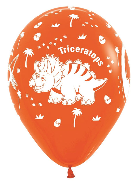 Ballons Dinosaurier Mix 30cm 25Stk