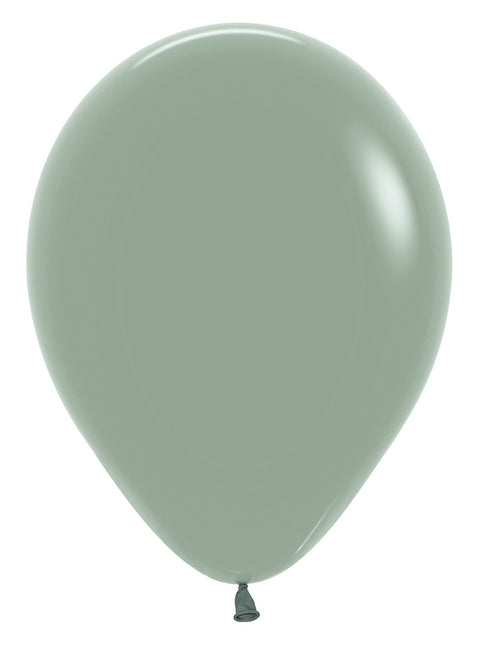 Ballons Pastell Dämmerung Lorbeer Grün 30cm 50Stk