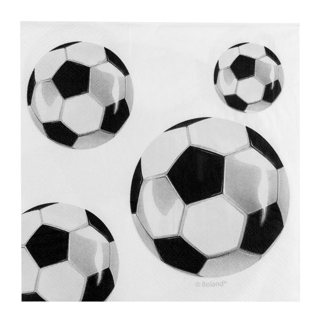 Servietten Fußball Papier 33cm